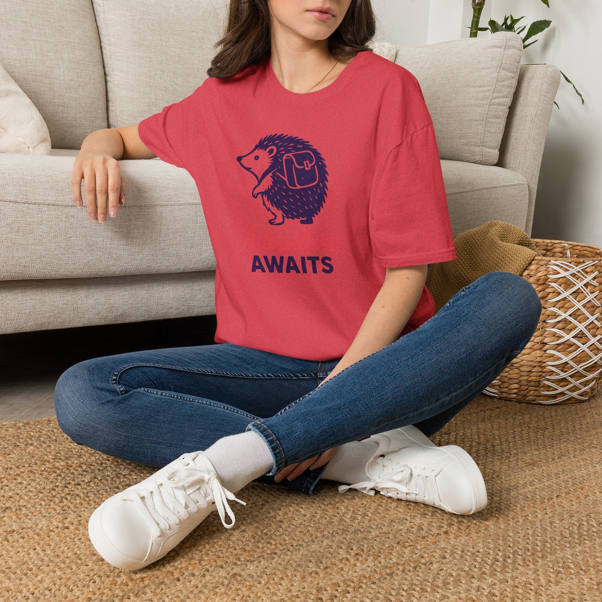 Adventure Awaits Hedgehog T-Shirt
