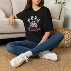 Rescue Love Paw Print T-Shirt