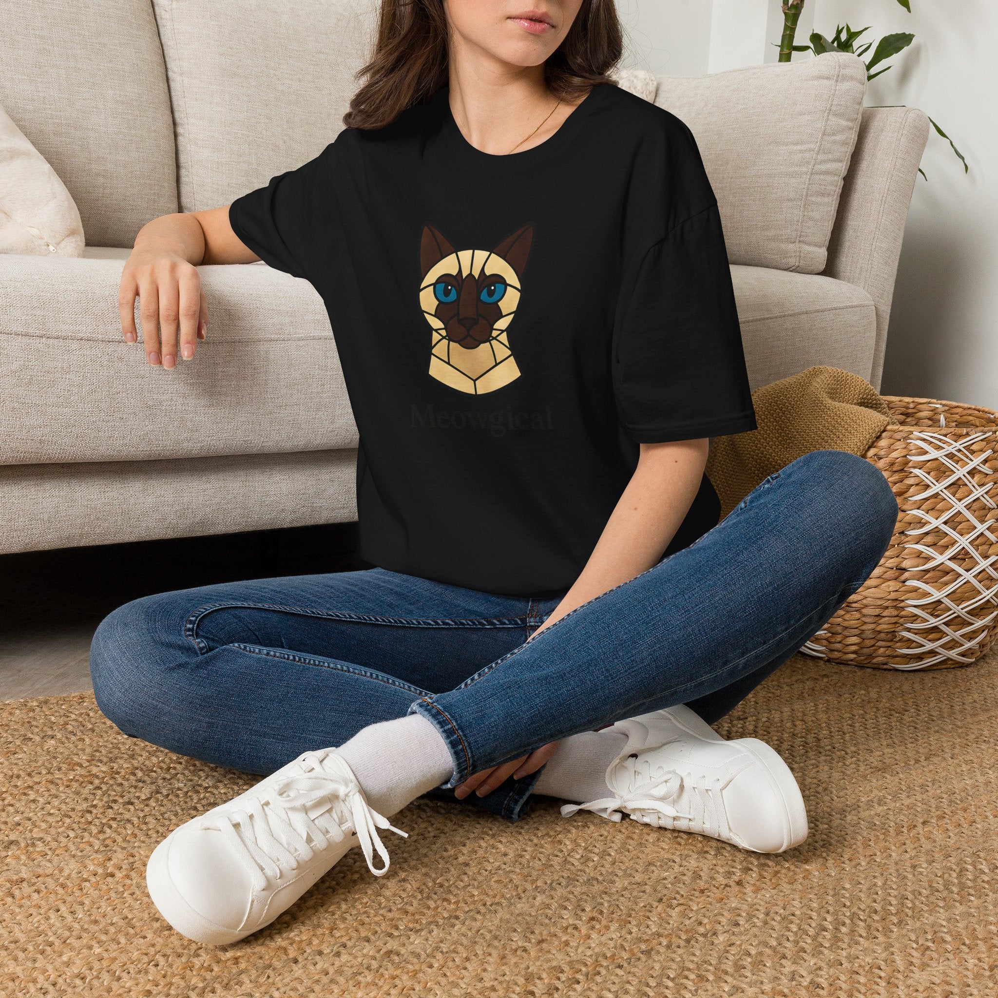 Stained Glass Cat T-Shirt