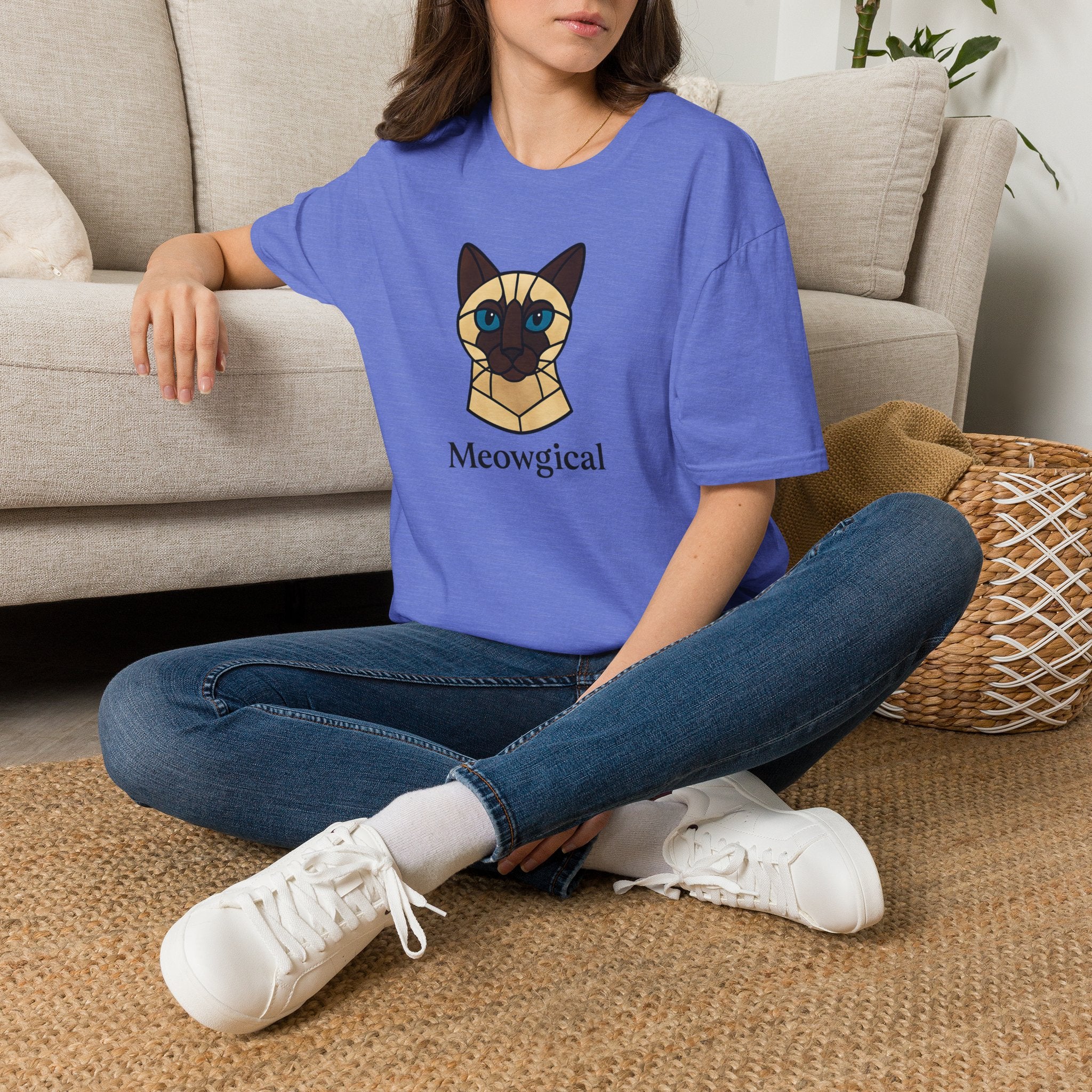 Stained Glass Cat T-Shirt