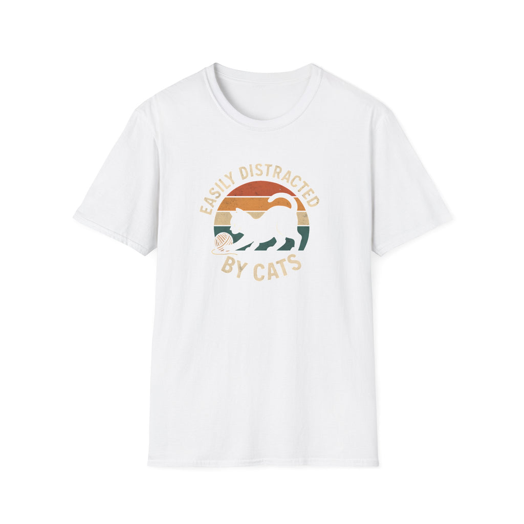 Easily Distracted by Cats T-Shirt
