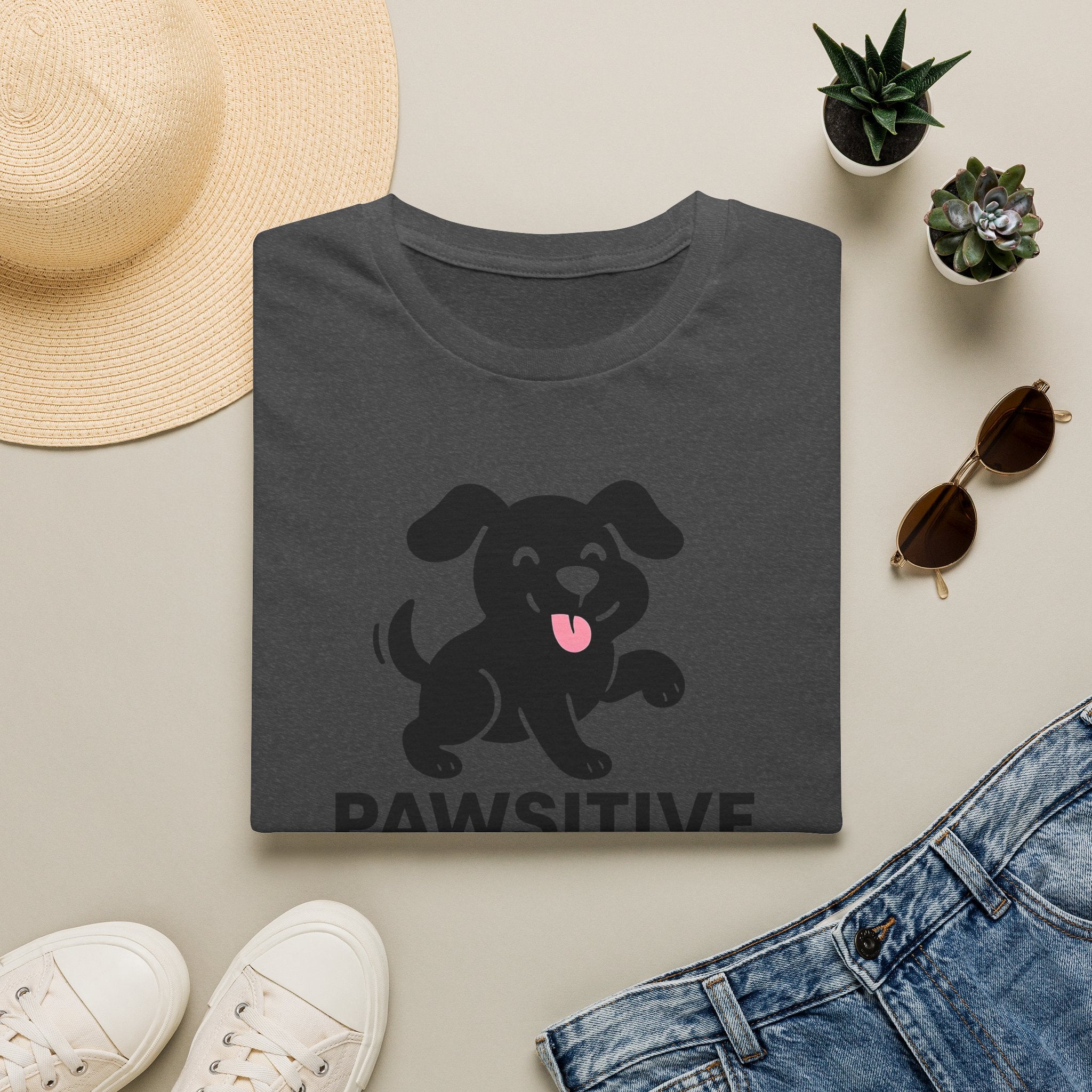 Pink curved shape T-Shirt